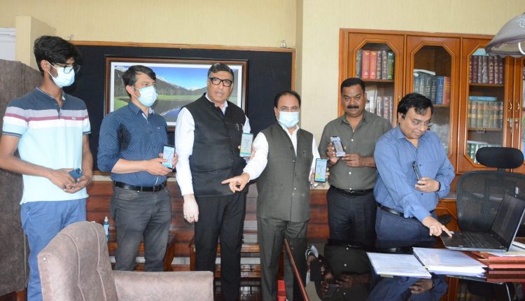 Principal Secretary H&ME launches Mobile application “yatra22” and webpage