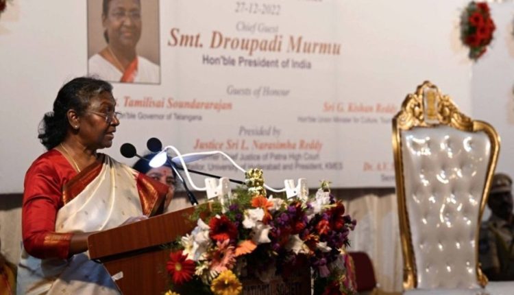 Value education should be included in curriculum President Droupadi Murmu
