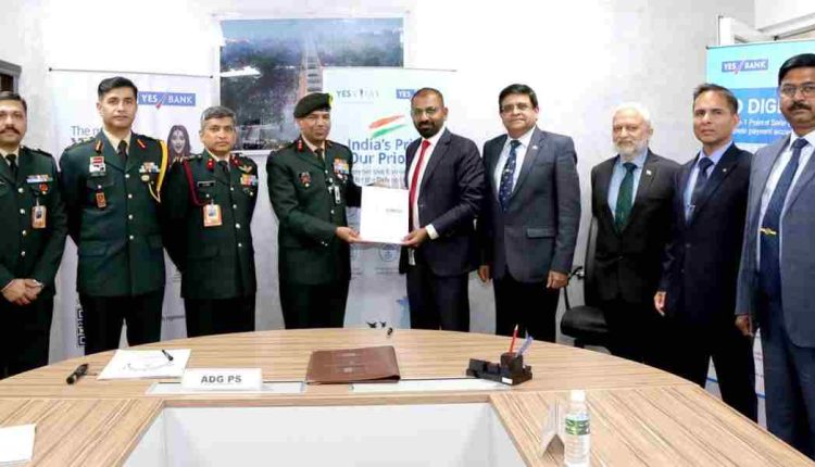 Army, YES Bank renewed their MoU, now provides Personal Accident Cover
