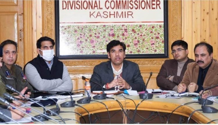 Divisional Commissioner Kashmir reviewed the arrangements for Amarnath Yatra 2023