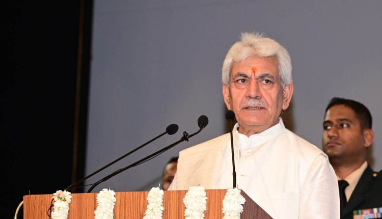 J&K LG Manoj Sinha