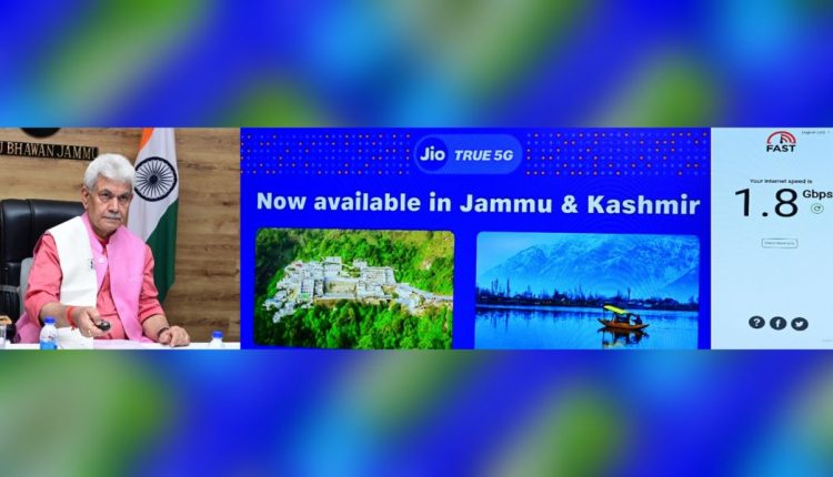 J&K LG Manoj Sinha launches 5G Services for J&K