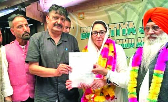 BJP is in fray in J&K on agenda of peace, prosperity & development ensured by Modi Darakhshan