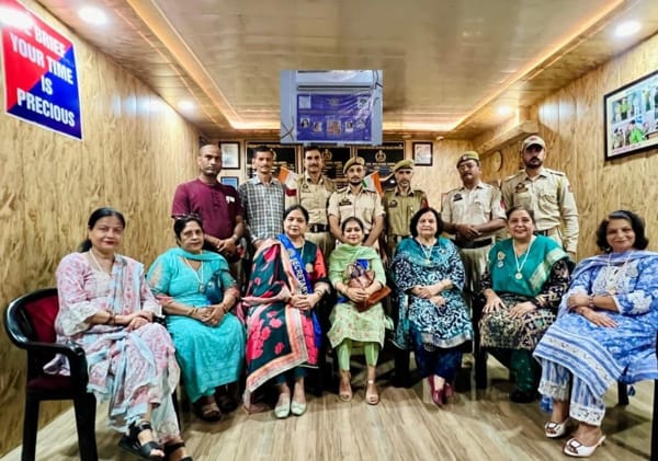 IWC New Gen Jammu celebrates Raksha Bandhan witn police personnel