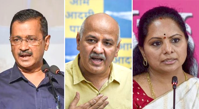 Kejriwal, Sisodia, K Kavitha