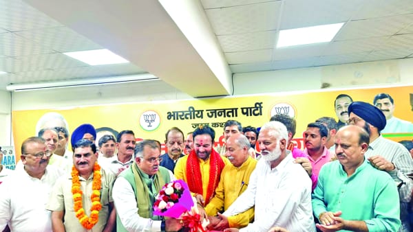 PoJK deputation led by Dr Manyal & Randhawa meets Reddy, Chugh 1