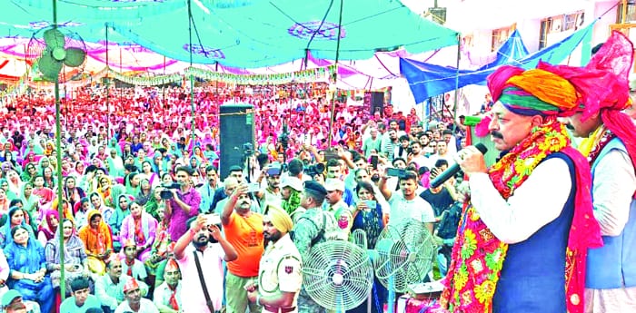 Congress responsible for halting development, denying district status to Billawar-Basohli Dr Jitendra