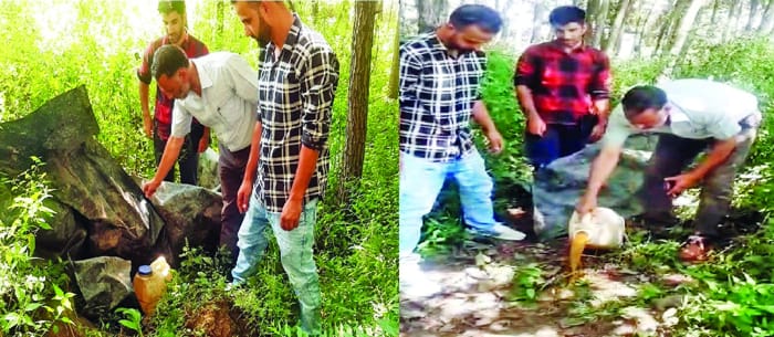 Excise Department conducts raids on Brick Kilns at Nowvothoo-Anantnag