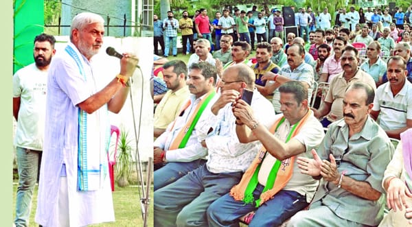 Sham Lal slams Congress, NC, and PDP for Divisive Politics