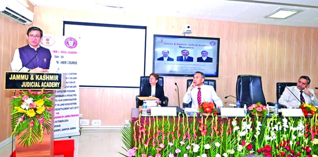 J&K Judicial Academy's Refresher Course on ‘Land Revenue Laws, Land Acquisition Laws’ concludes