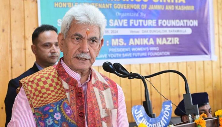 Houses of those providing shelter to terrorists will be razed to ground J&K LG Manoj Sinha