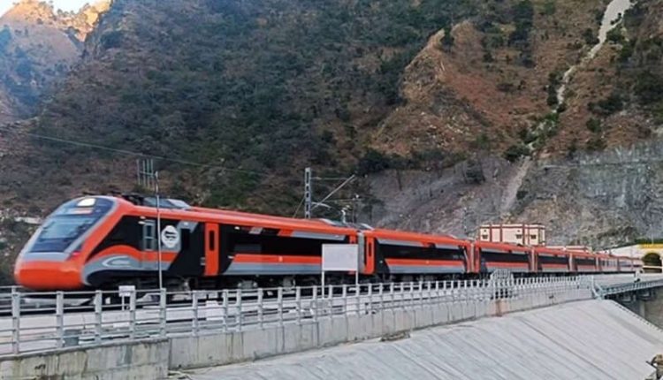 Special Vande Bharat’s trial conducted on Katra-Sangaldan section in J&K