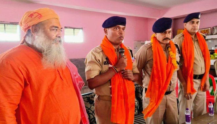 Senior police officer reviews security at Ram temple in Jammu