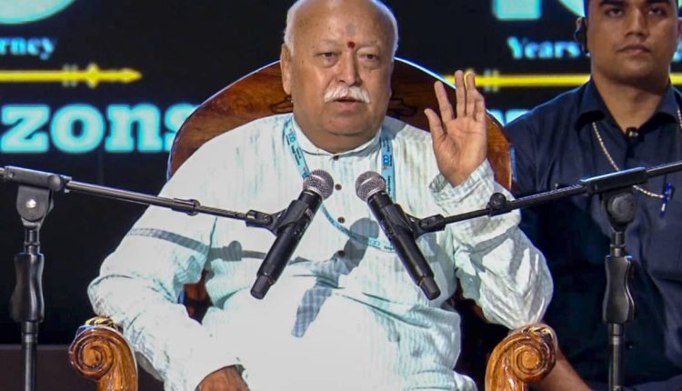 RSS is recognised as body of individuals, Bhagwat tells critics