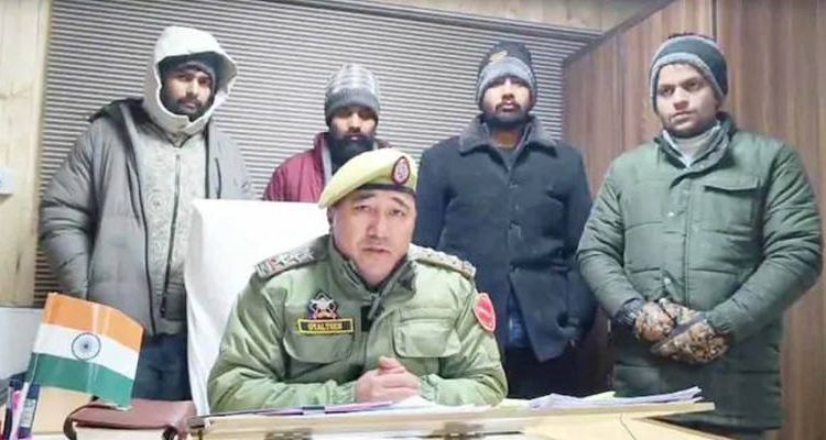 Four missing UP tourists safely rescued in Ladakh