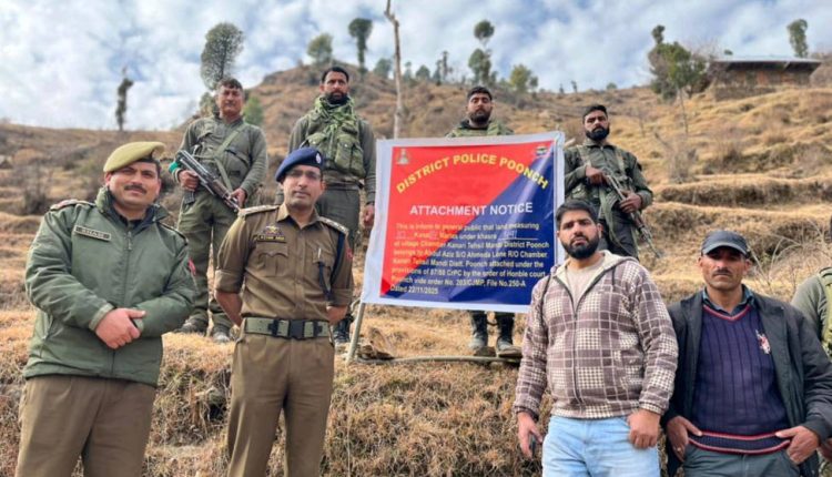 J&K Police attach property of Pak-based terror handler in Poonch
