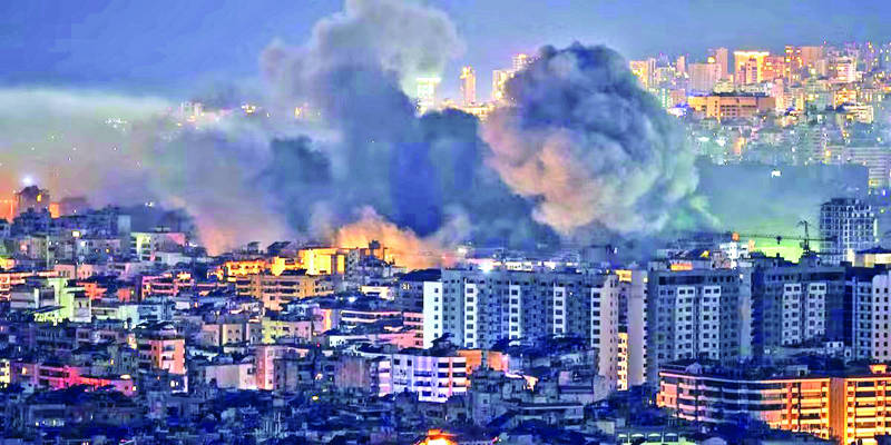 Israeli warplanes pound Tehran, Beirut